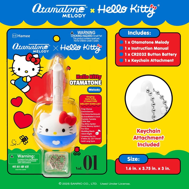 Otamatone Melody Hello Kitty and Friends Electronic Portable Music Instrument / Synthesizer Toy from Japan by Maywa Denki [English Instructions] - Hello Kitty - Image 5